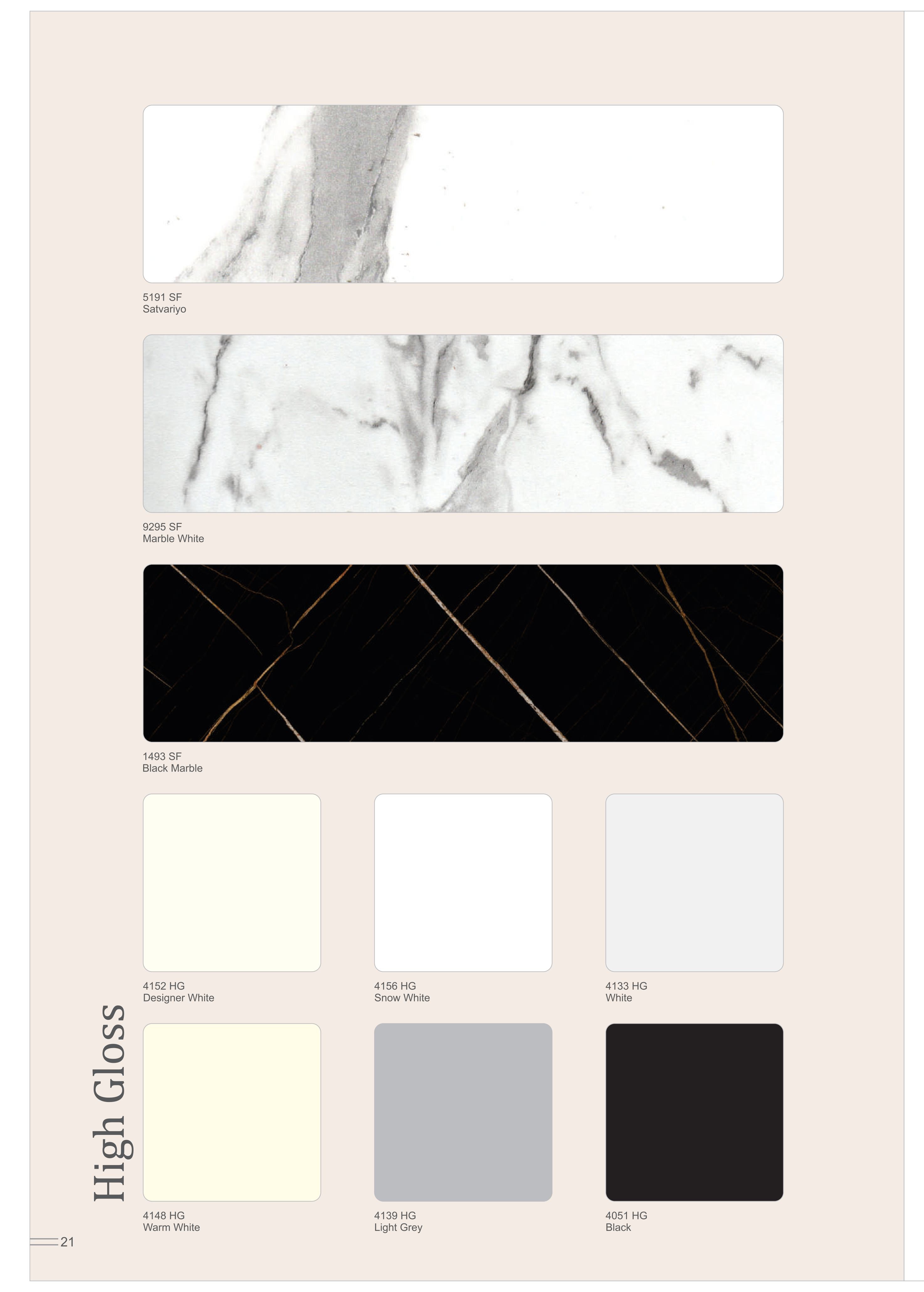 High Gloss Laminate Texture Close-up
