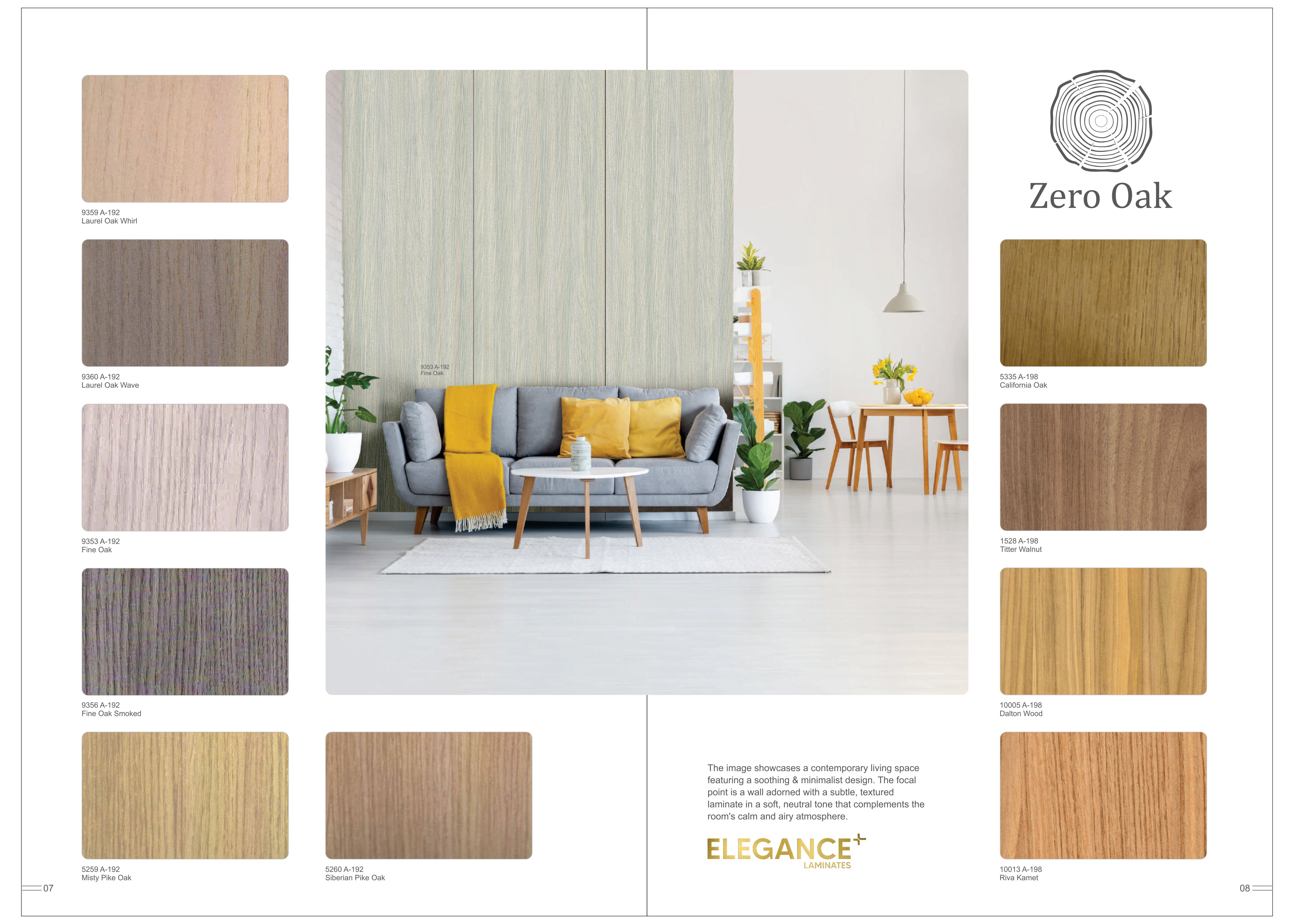 Zero Oak Laminate Sample