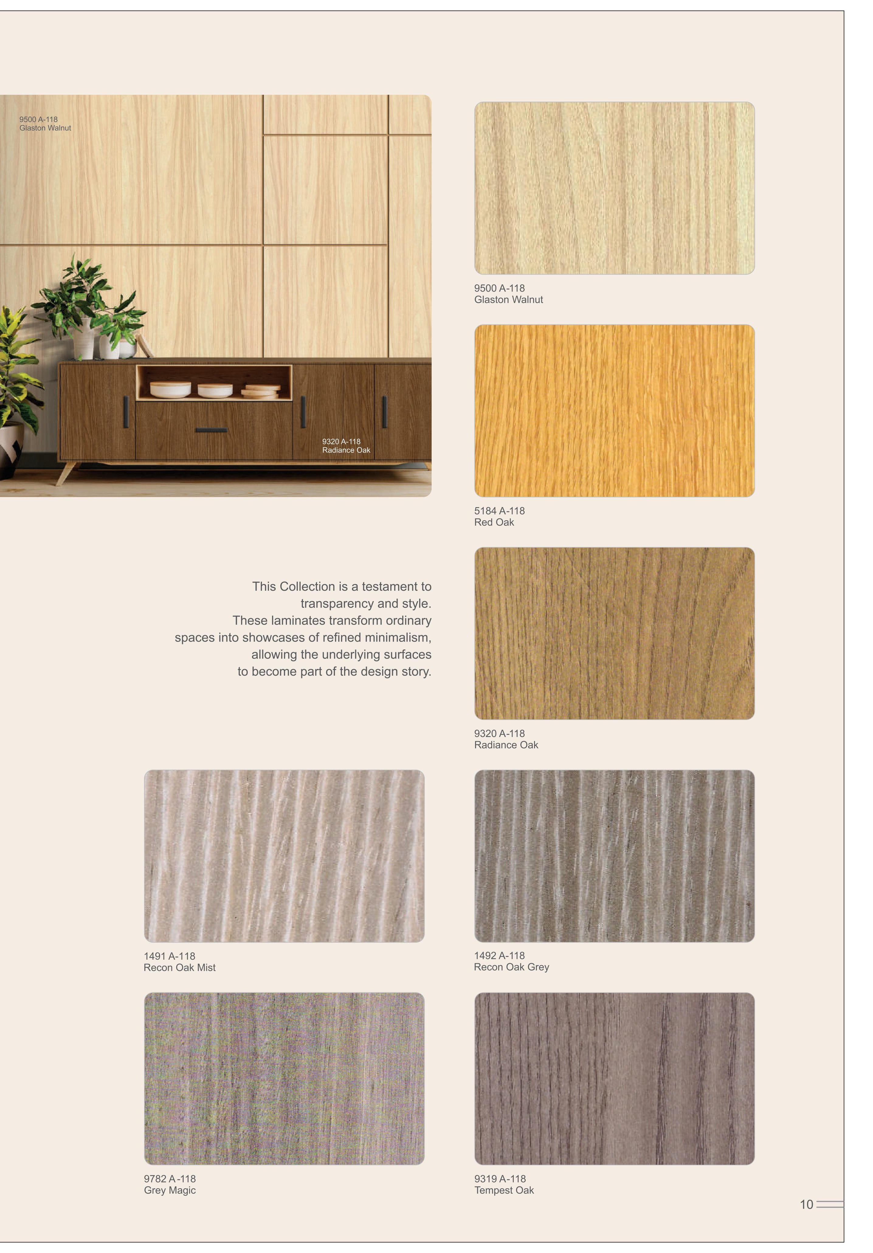 Zero Oak Laminate Sample